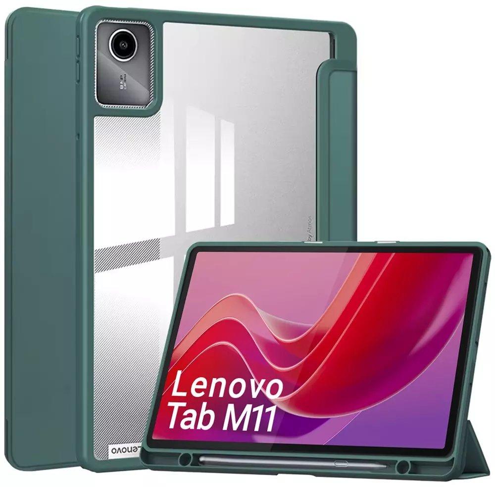 strado tablet case smart crystal lenovo tab m11 green