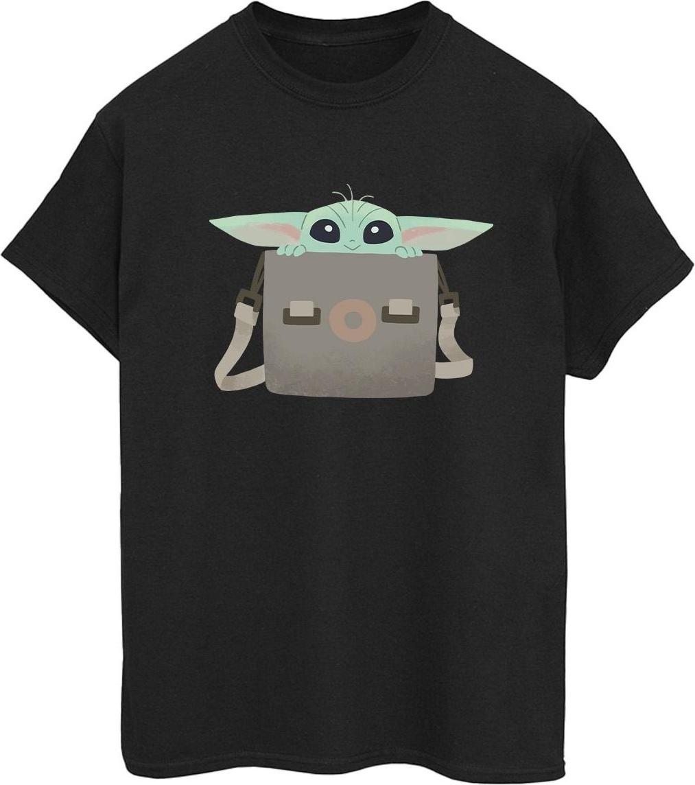 star wars t-shirt mandalorian boyfriend black xl