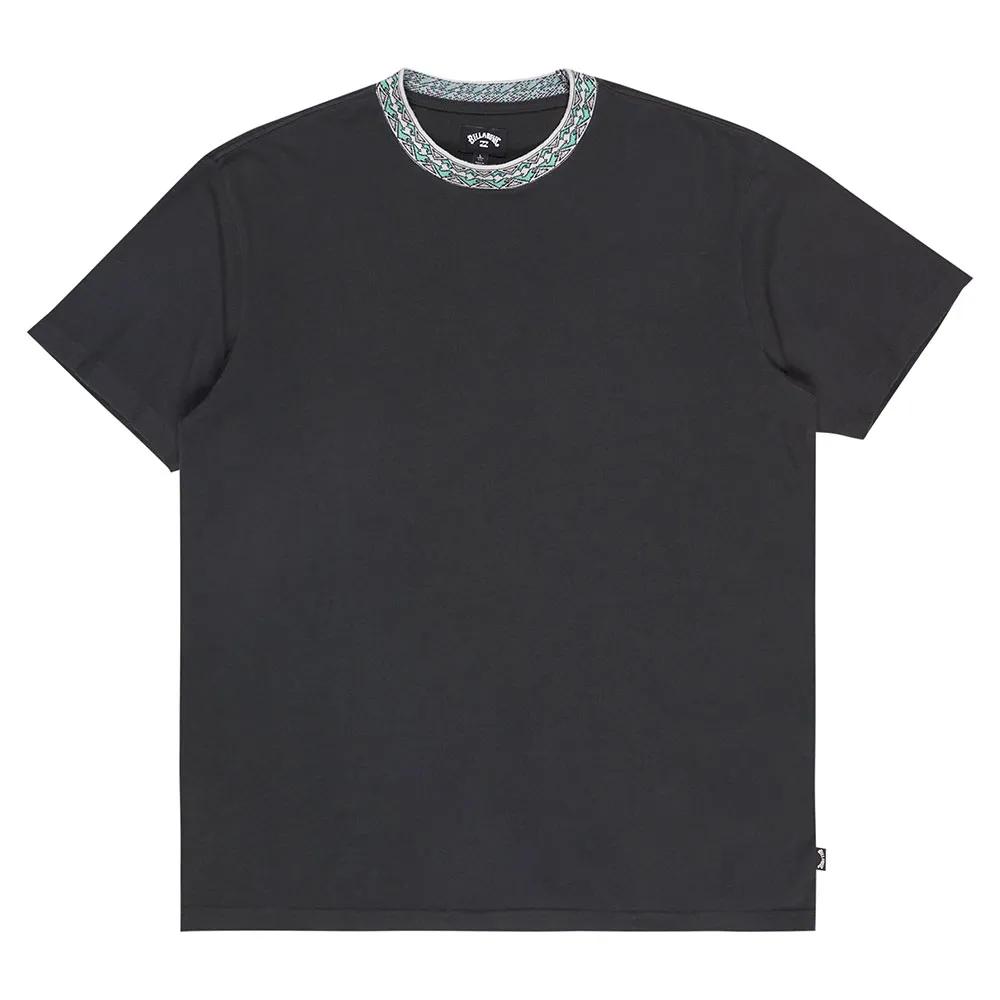 billabong t-shirt tribal wave washed black s