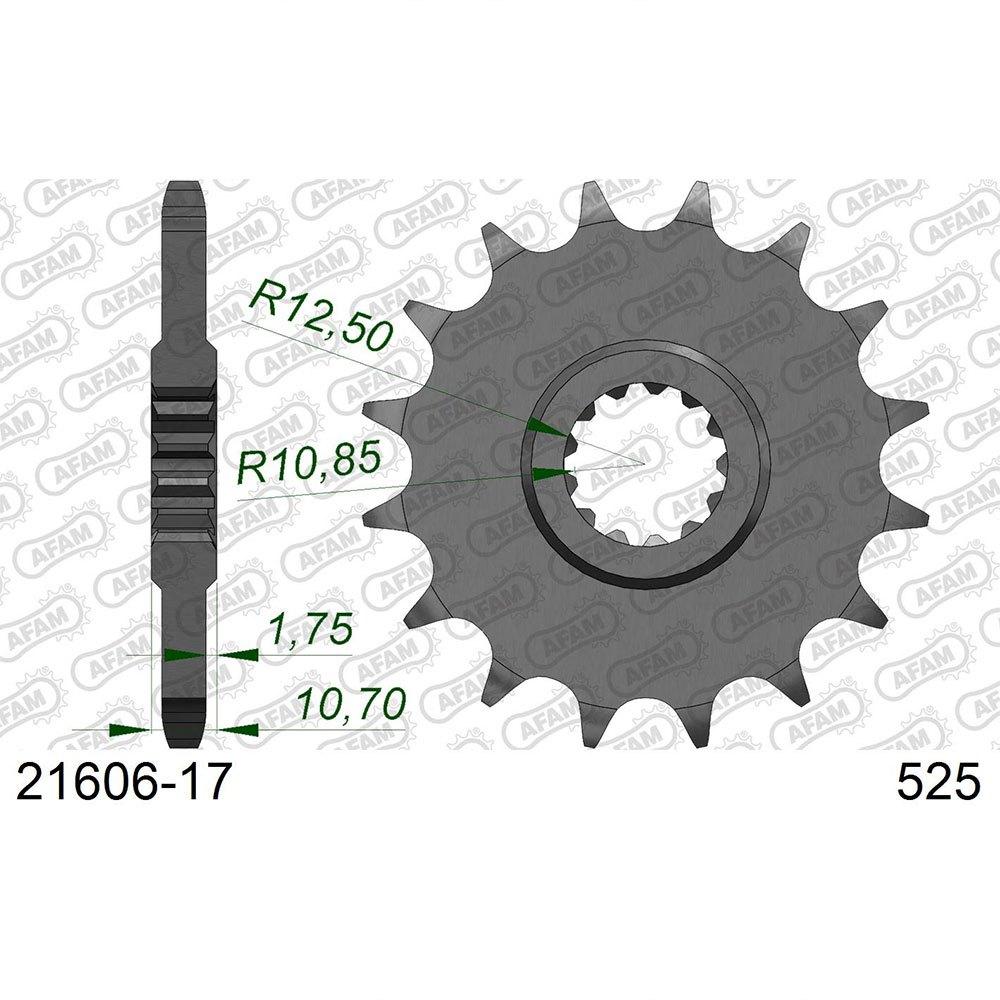 afam front sprocket 21606 17t