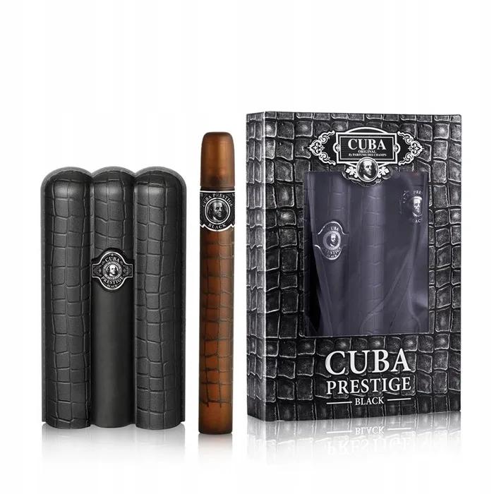cuba perfume set prestige black edt 90ml + edt 35ml
