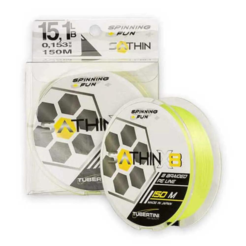 tubertini braided fishing line sathin x8 150m 0.242mm