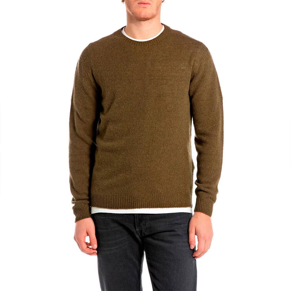 replay sweater uk4853.000.g23892 brown s
