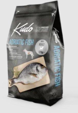 kudo dry dog food medium maxi adult cold pressed fish 12kg