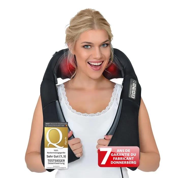 donnerberg neck massager nm-089 infrared heat vibration