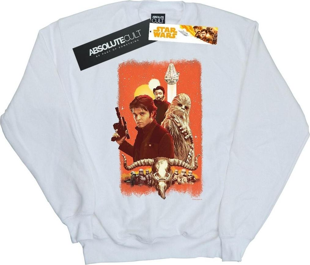 star wars sweatshirt solo trio print xl