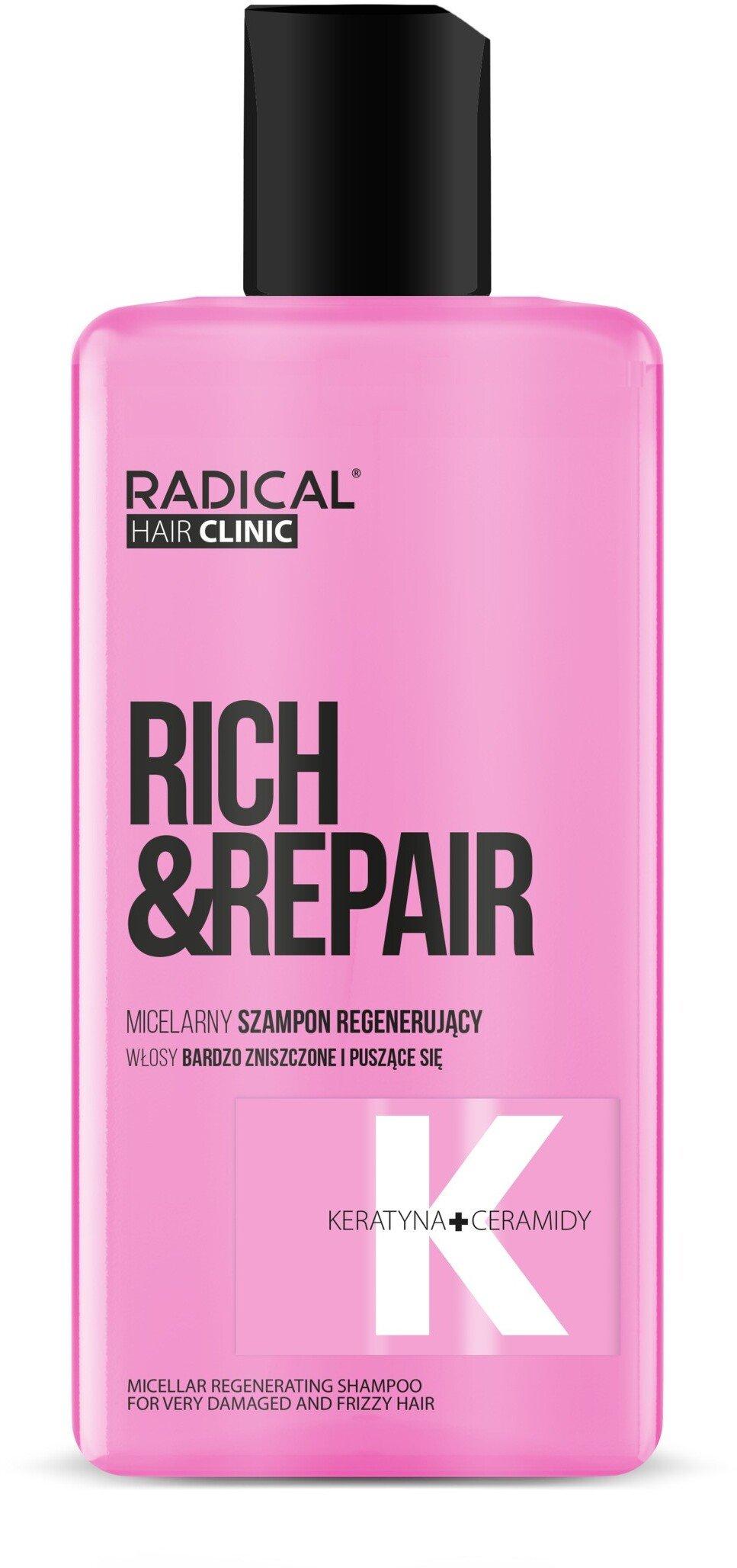 farmona hair shampoo radical hair clinic rich & repair 300ml