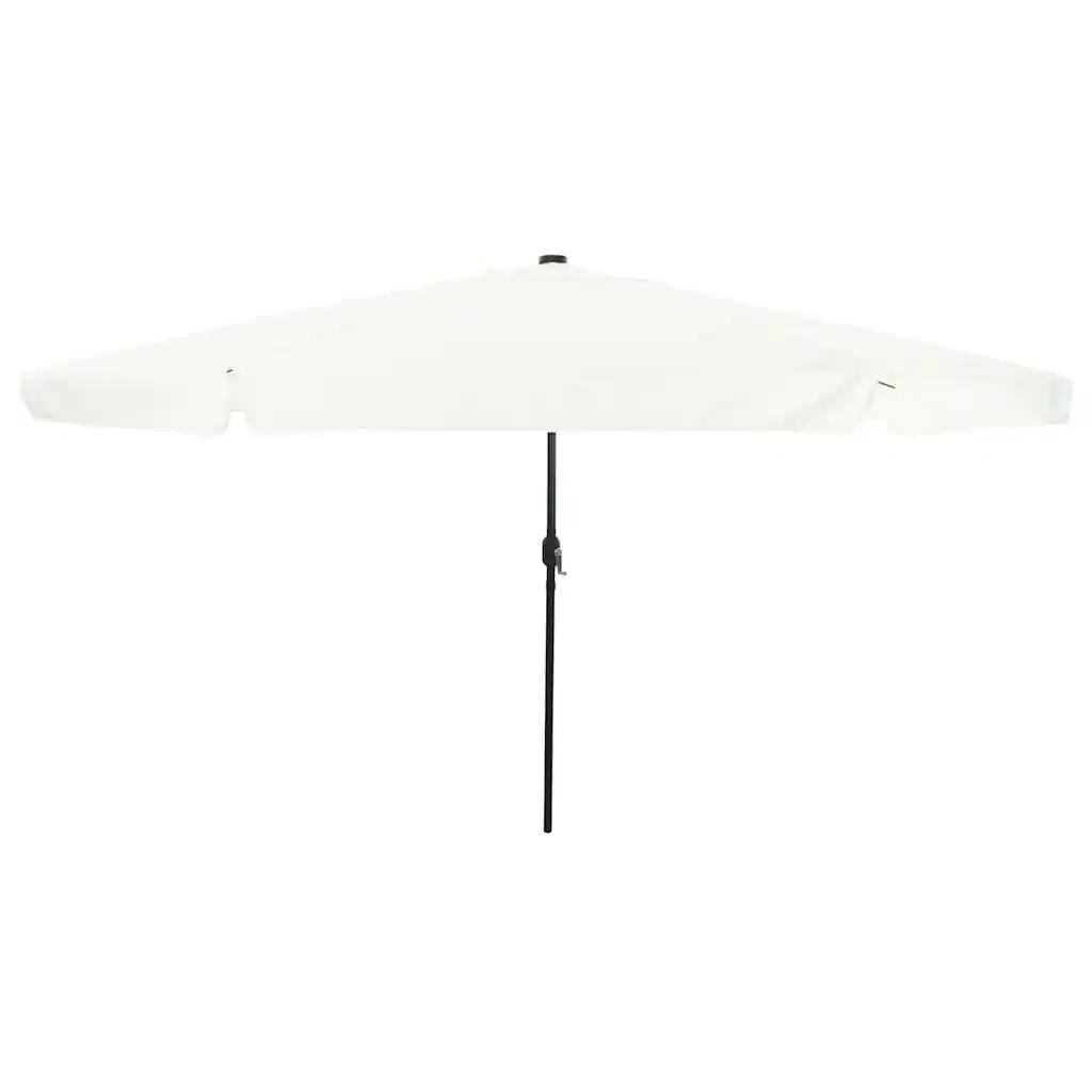 vidaxl garden parasol sand and anthracite 395x395x245cm