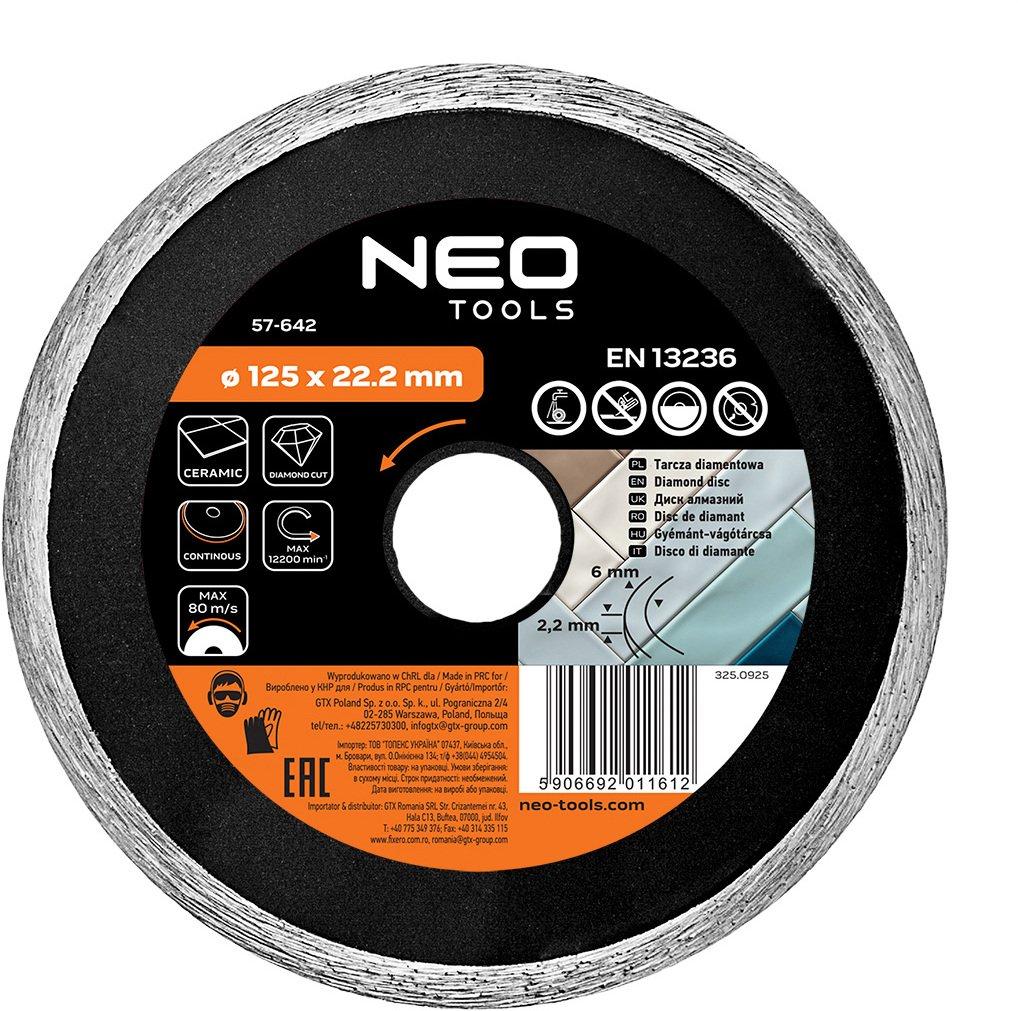 neo diamond cutting disc 125mm 1 piece