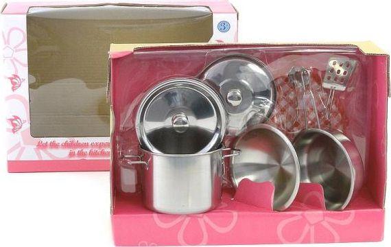 adar kitchen accessories set metal pots and pans 3+