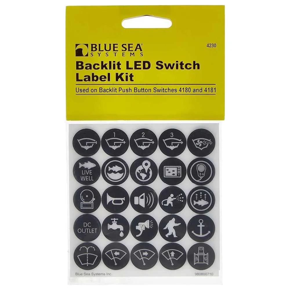 blue sea systems switch labels kit 50 pack