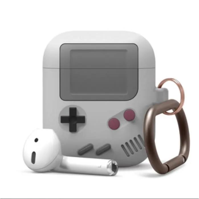 elago airpods case aw5 retro design grey