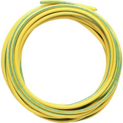 quadrios electrical wire 25cw068 0.75mm² yellow-green 3m