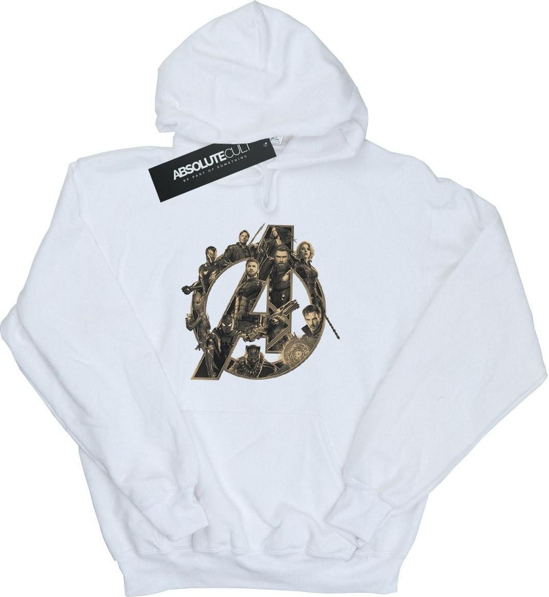 avengers hoodie infinity war logo cotton unisex l