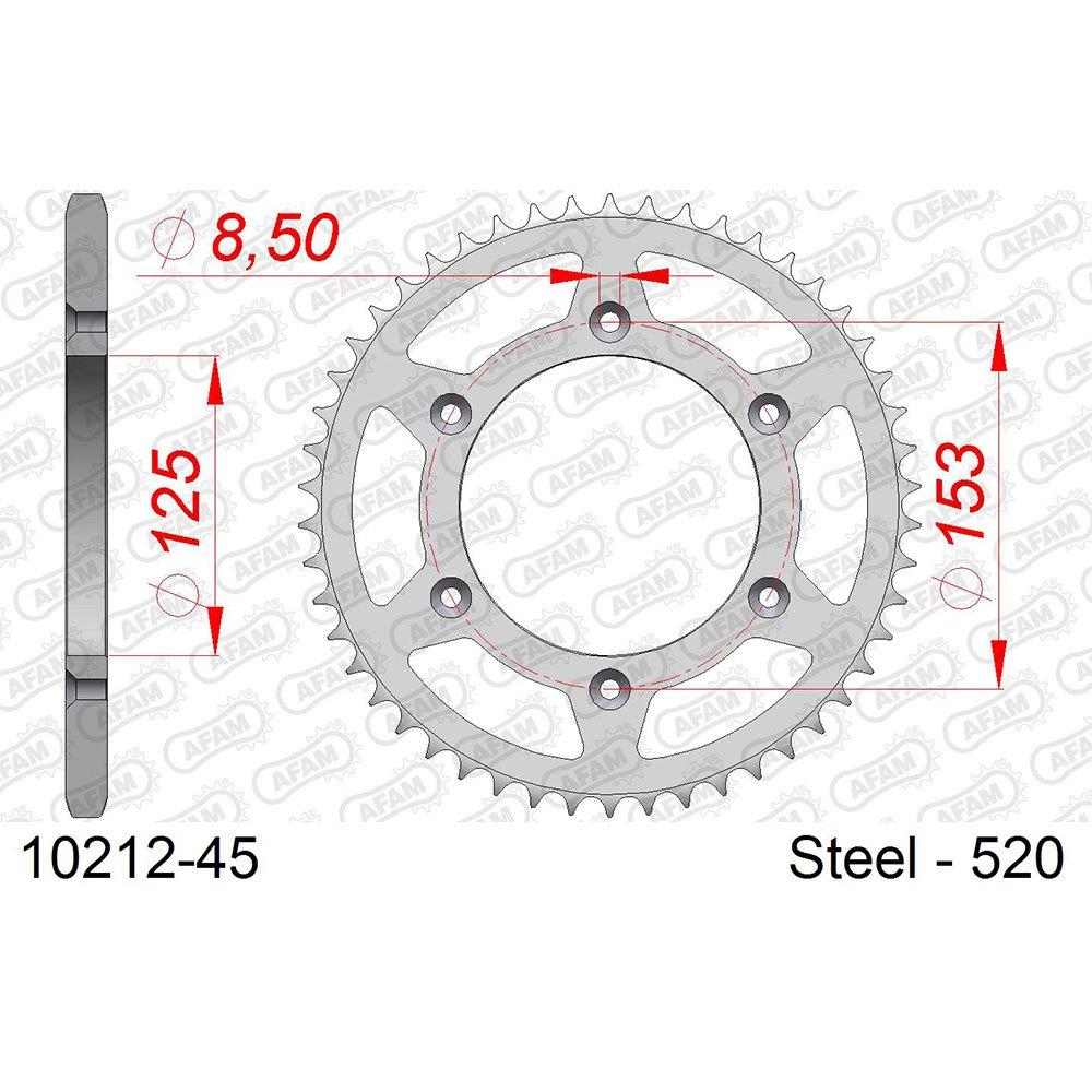 afam rear sprocket 10212 52t