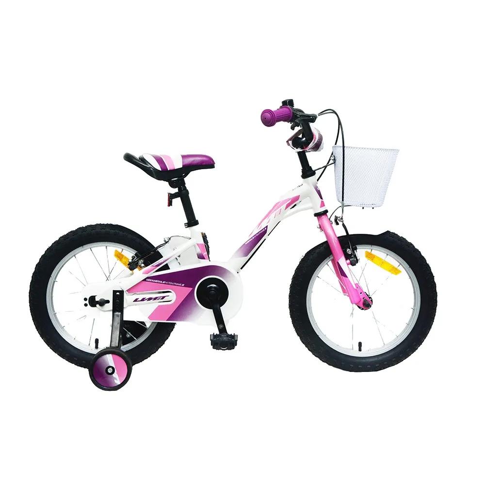 umit children's bike alice 16 inch white/pink