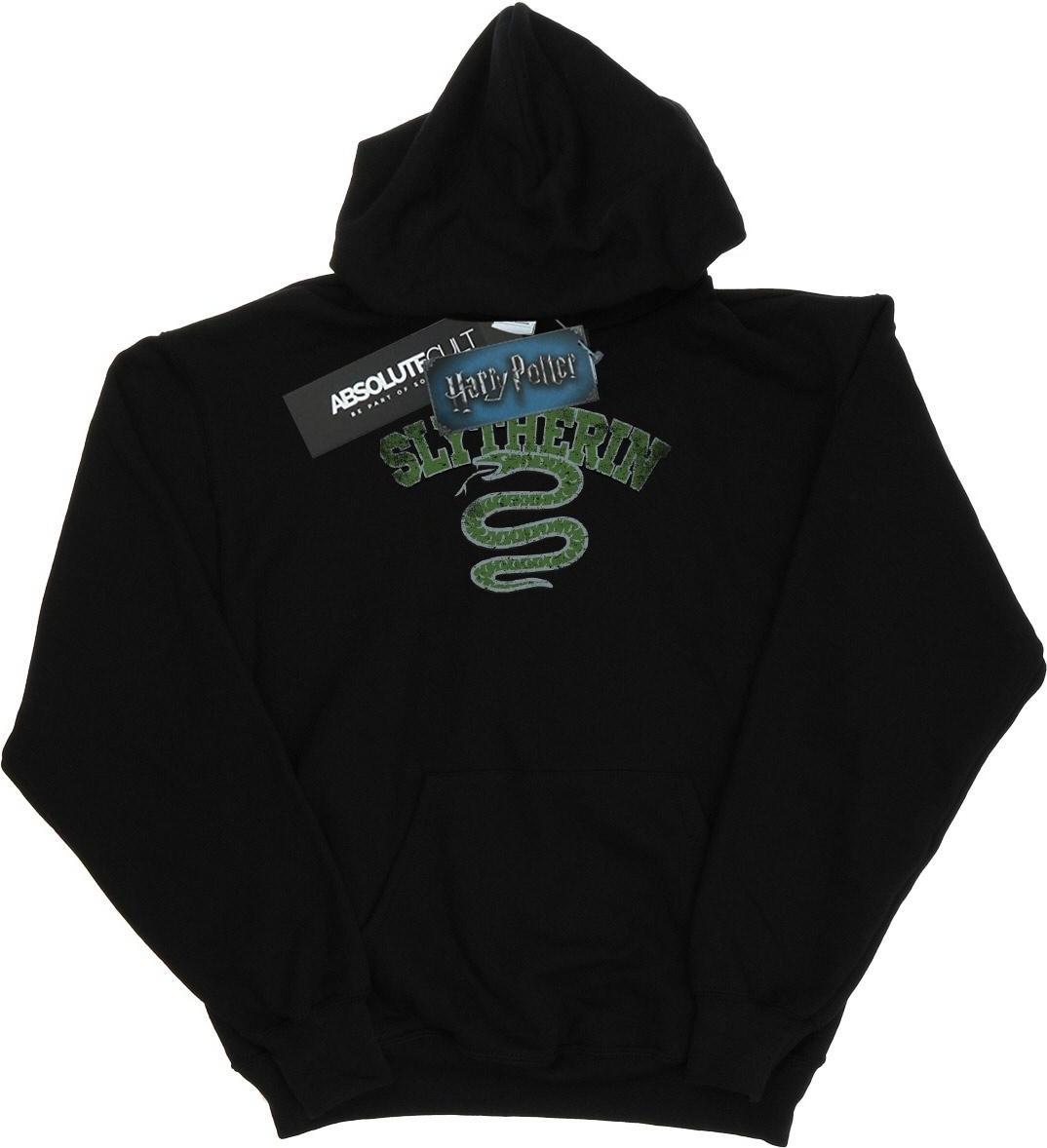 harry potter hoodie slytherin black m
