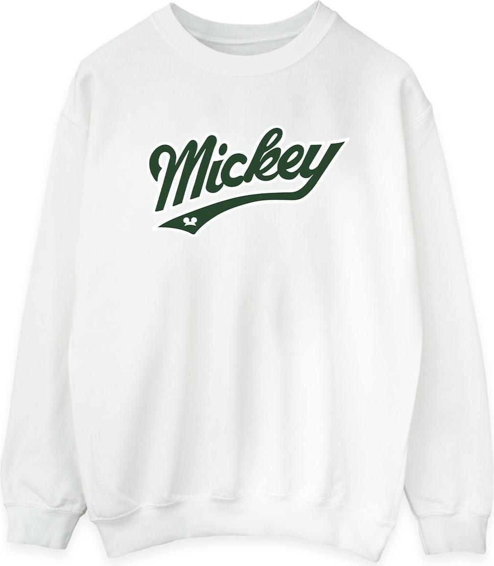 disney sweatshirt mickey mouse print white l