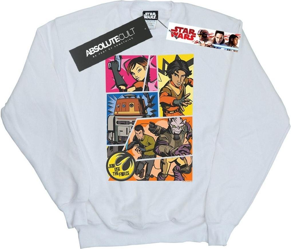 star wars sweatshirt rebels printed white m