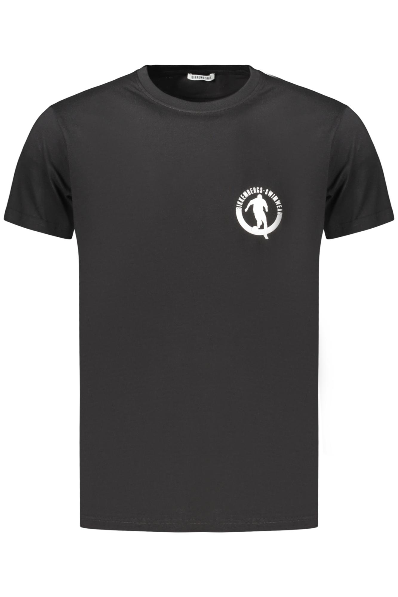 bikkembergs t-shirt short sleeve black 3xl