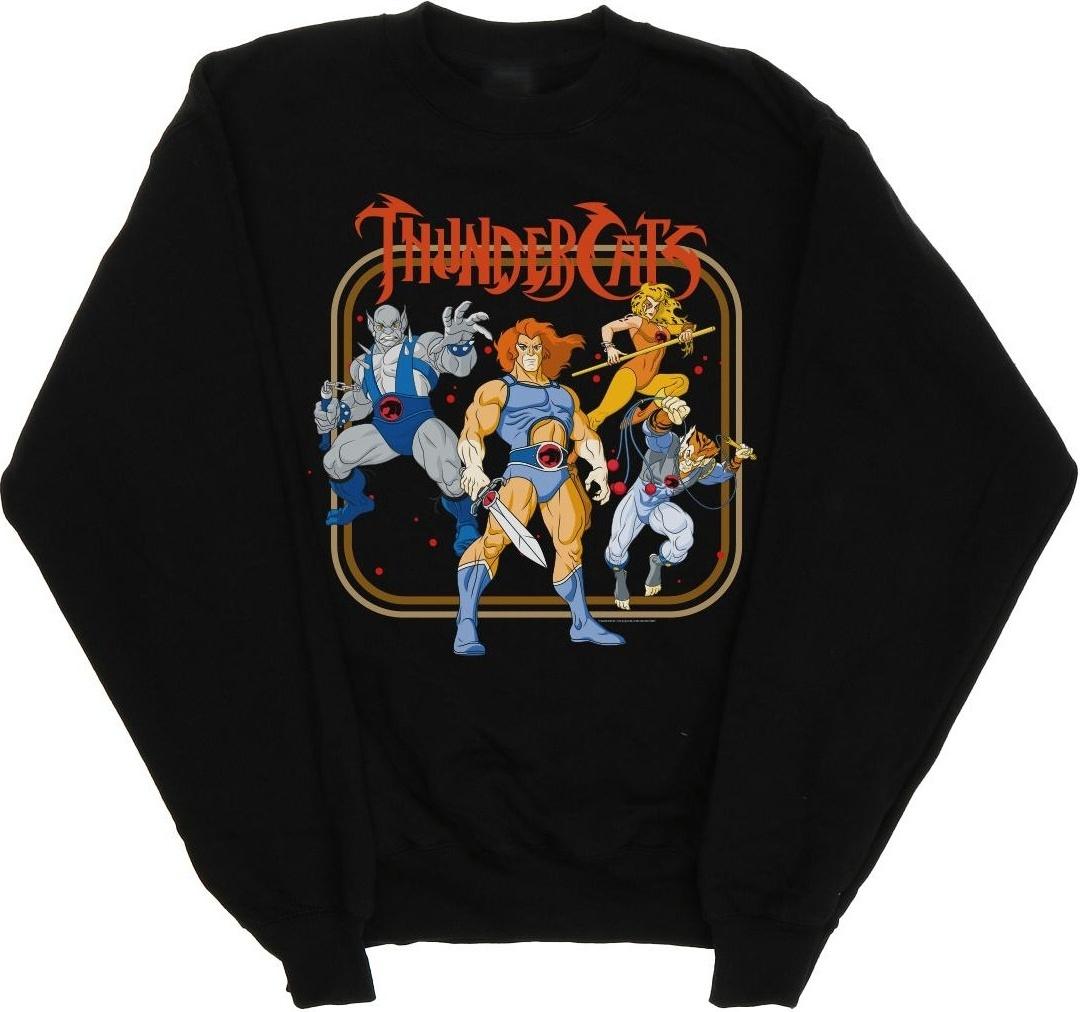 thundercats sweatshirt group frame black s