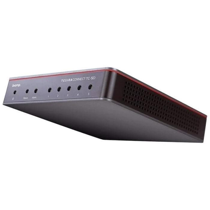 biamp ethernet switch tesiraconnect tc-5d plug and play