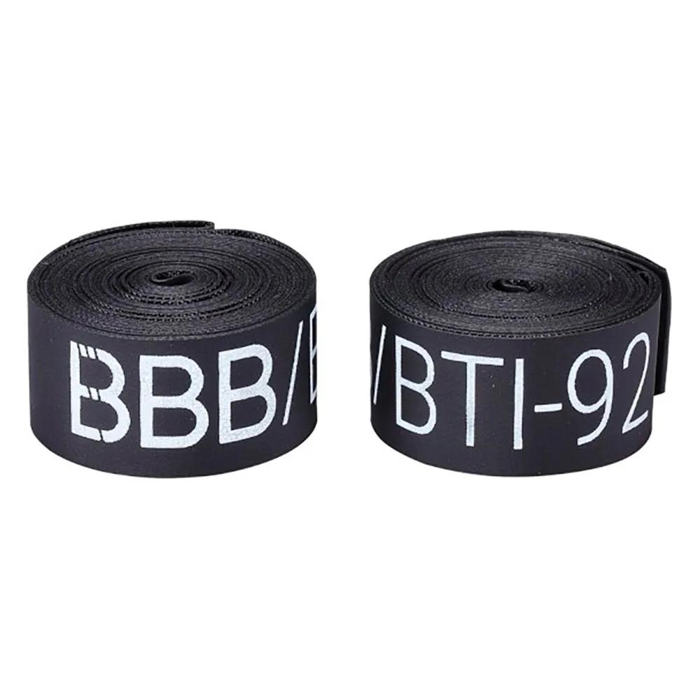 bbb rim tape 28" 18mm black 2 pack
