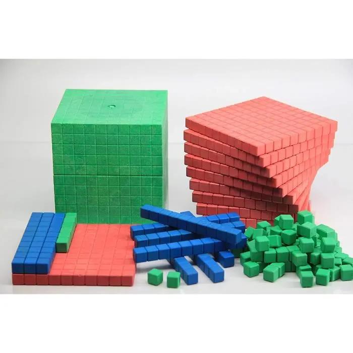 wissner educational toy montessori number base 10 121 pcs