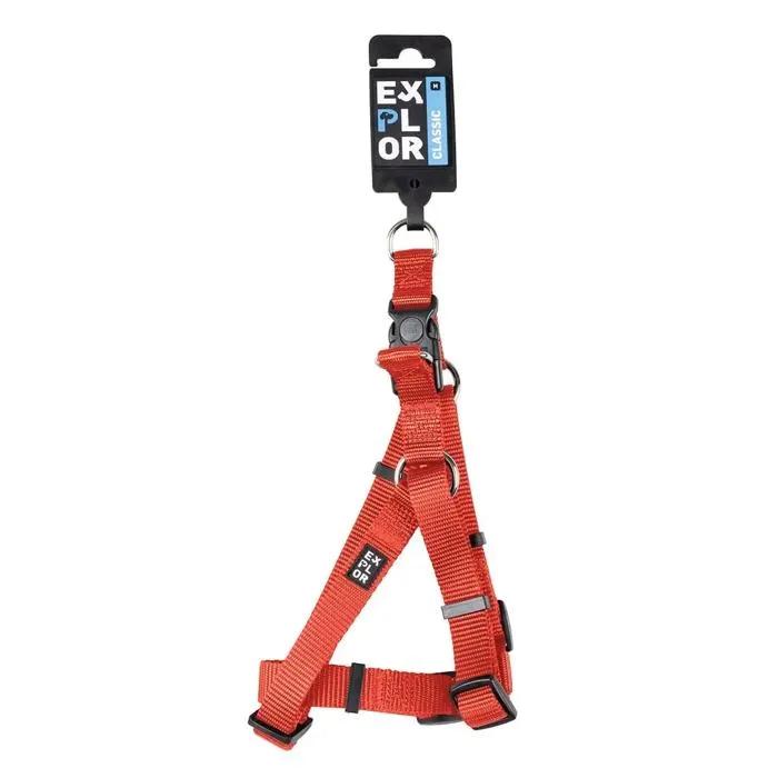 duvo+ dog harness step in classic red l