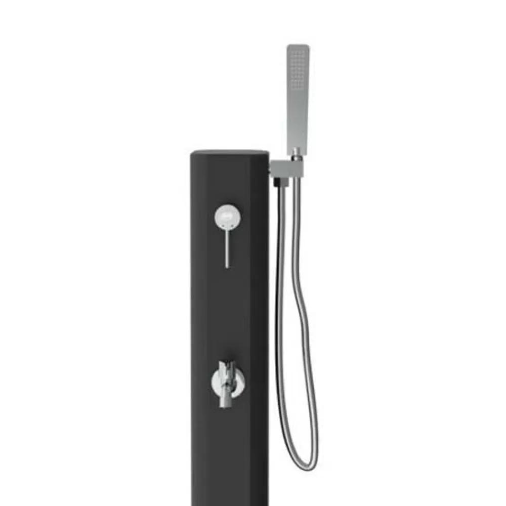 gre solar shower alba 15.5l black