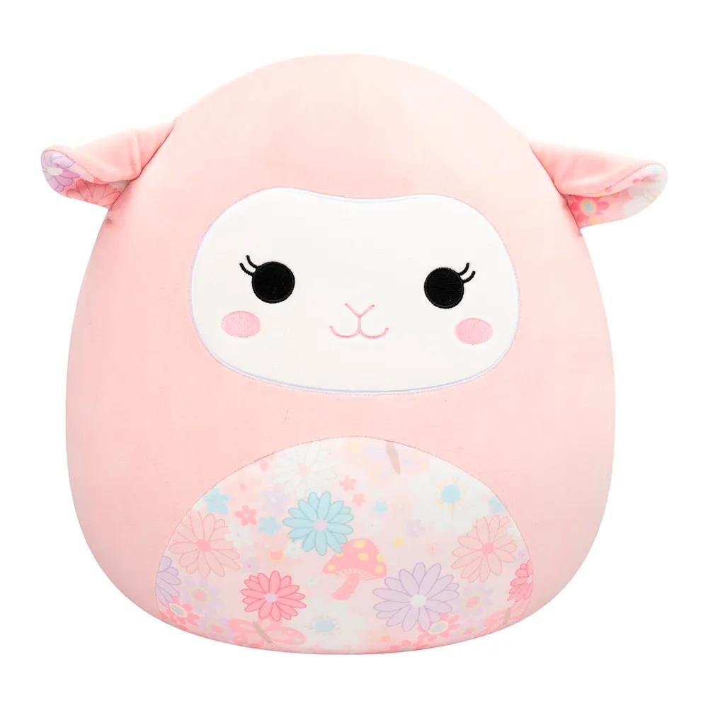 squishmallows plush toy lala lamb floral print 40cm