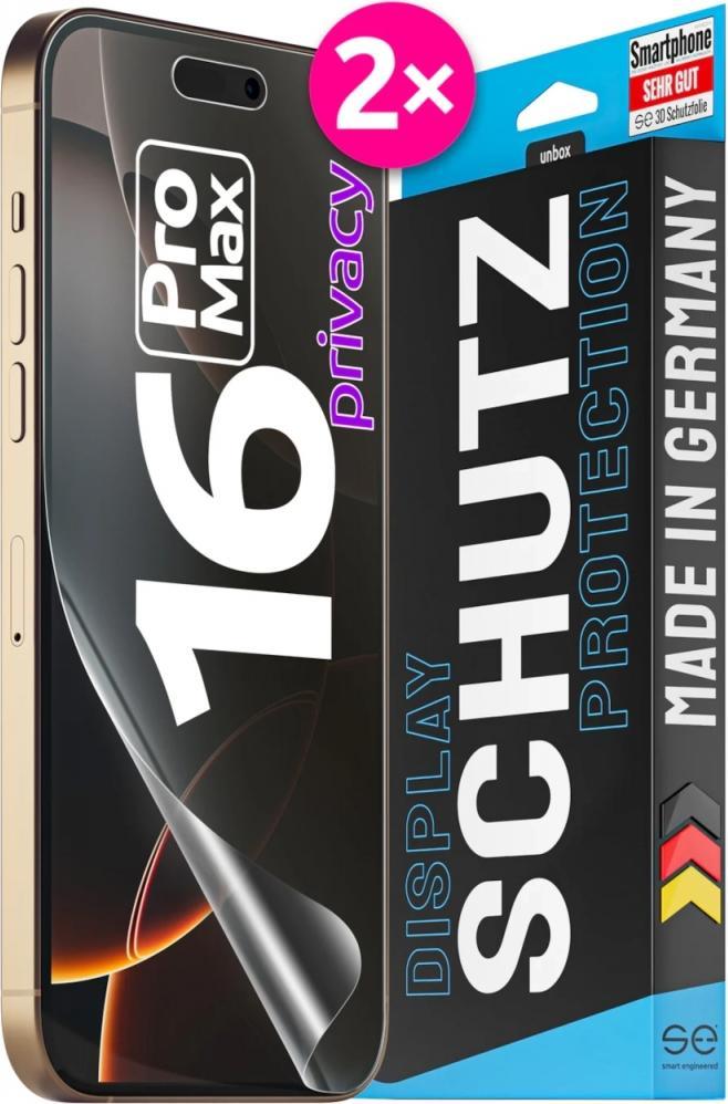 smart engineered screen protector 3d privacy iphone 16 pro max