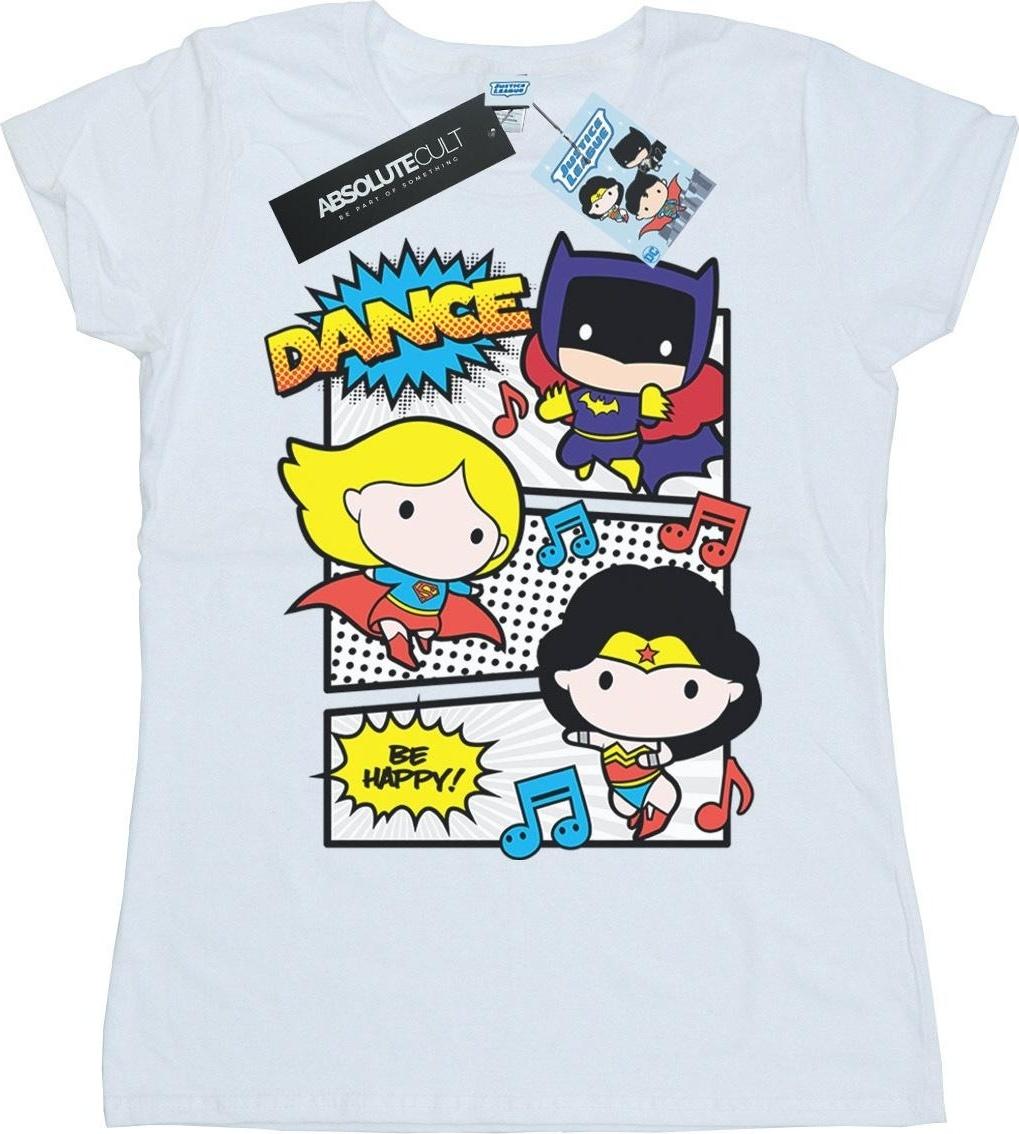 dc comics t-shirt super friends white
