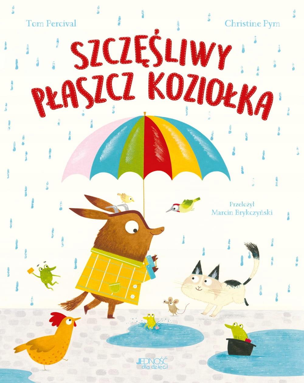 jedność children's book szczęśliwy płaszcz koziołka hardcover 36 pages