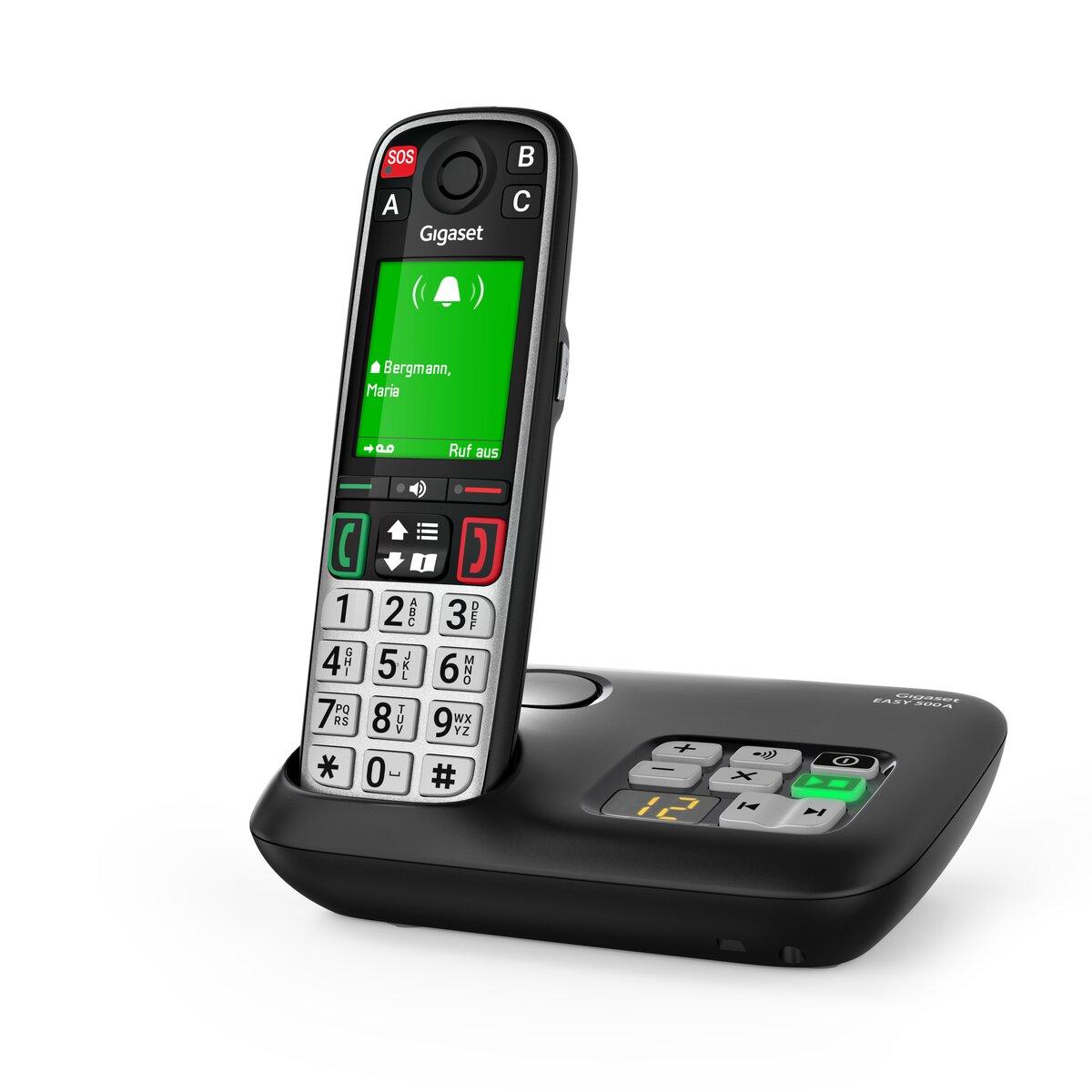 gigaset cordless phone easy 500a black
