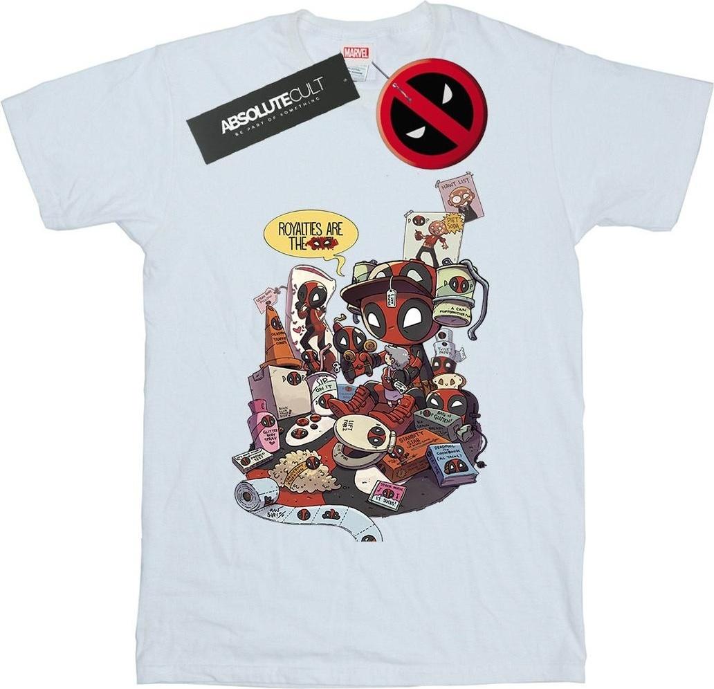 marvel t-shirt merchandise royalties boyfriend white s