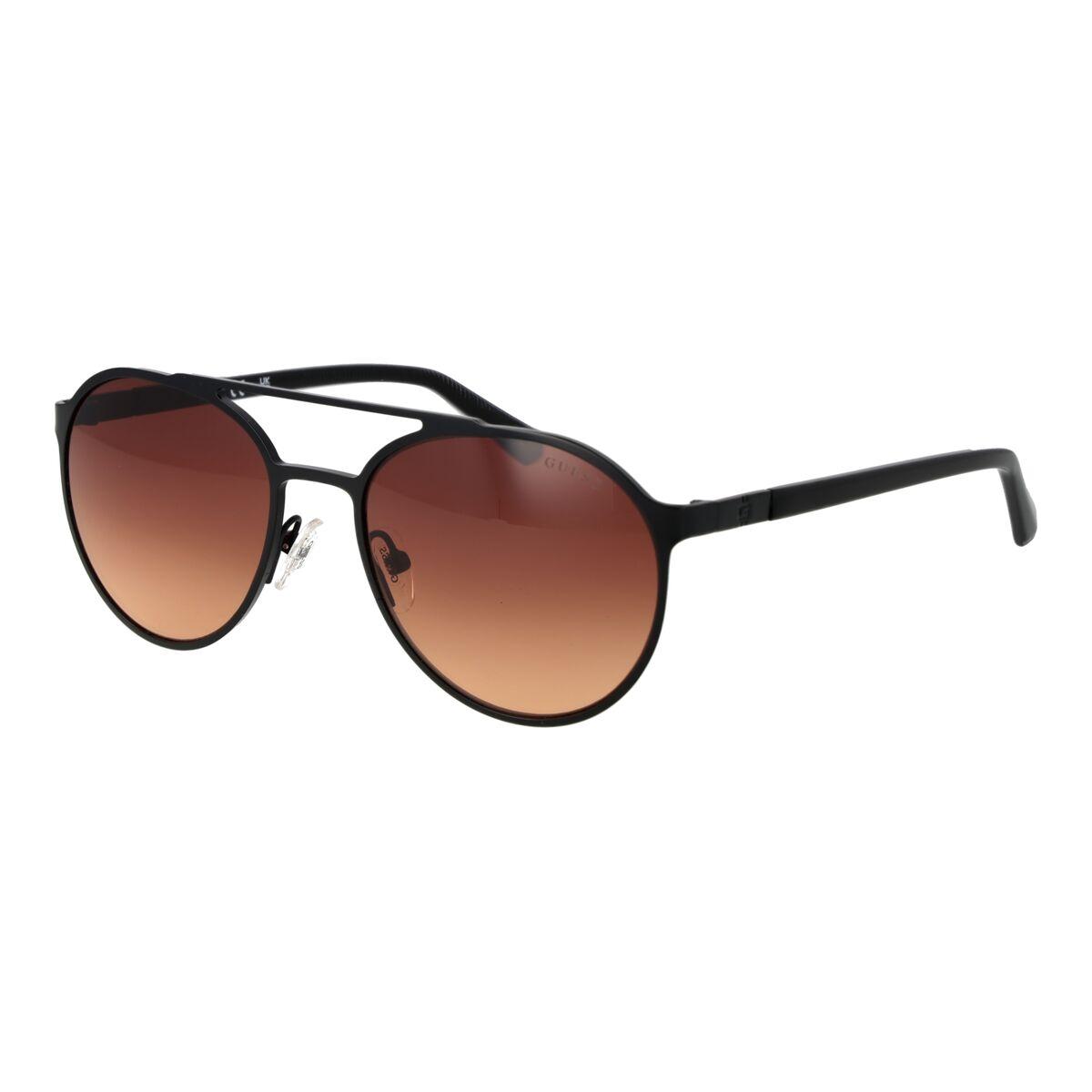 guess sunglasses gu00211 matte black 52/18/145