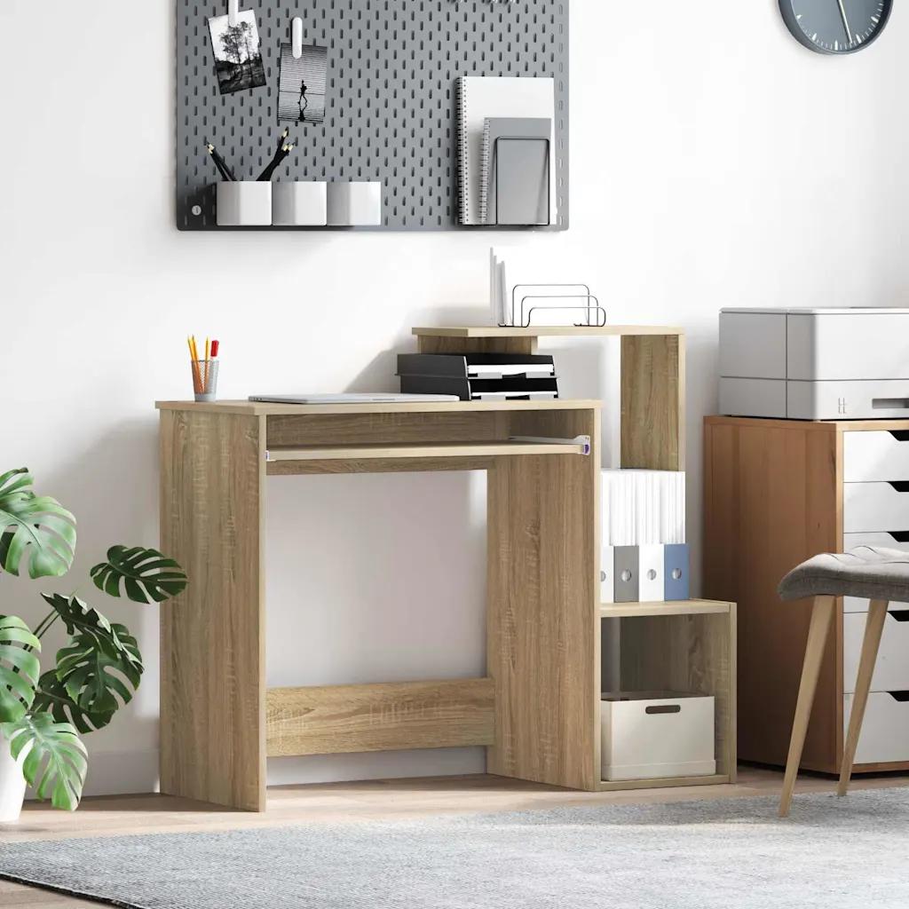 vidaxl desk sonoma oak 106x41x88.5cm