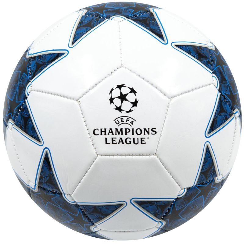 ucl football size 5 white/blue