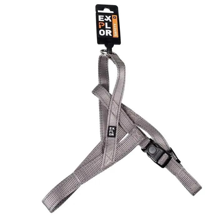 duvo+ dog harness chest safety gray xl