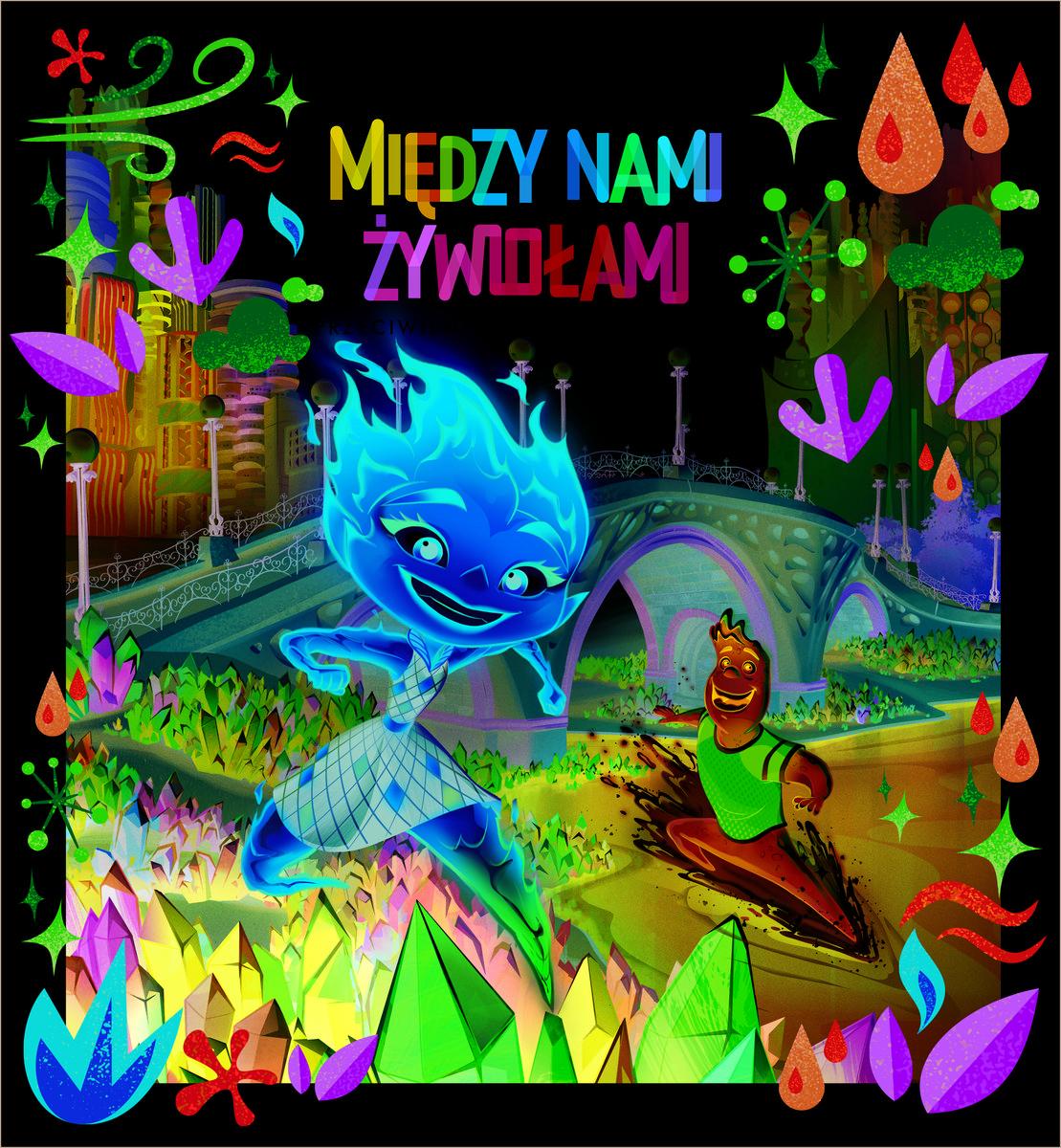 disney pixar children's book między nami żywiołami