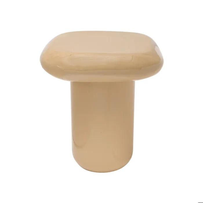 leitmotiv side table roca high soft brown 40x40x45cm