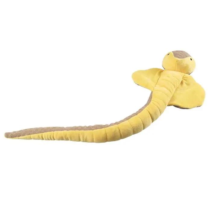 duvo+ dog toy cobra crackle & snuffle yellow/brown
