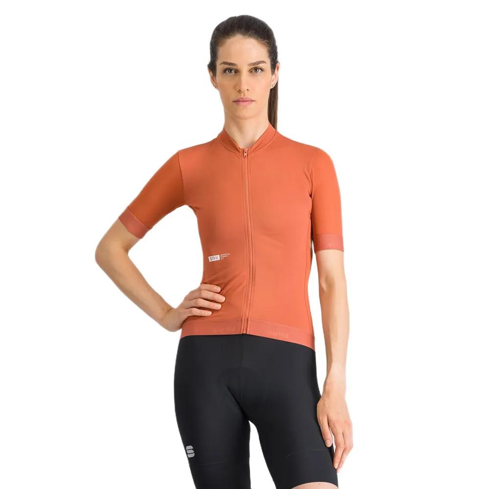 sportful bicycle jersey srk 2 short sleeve orange m