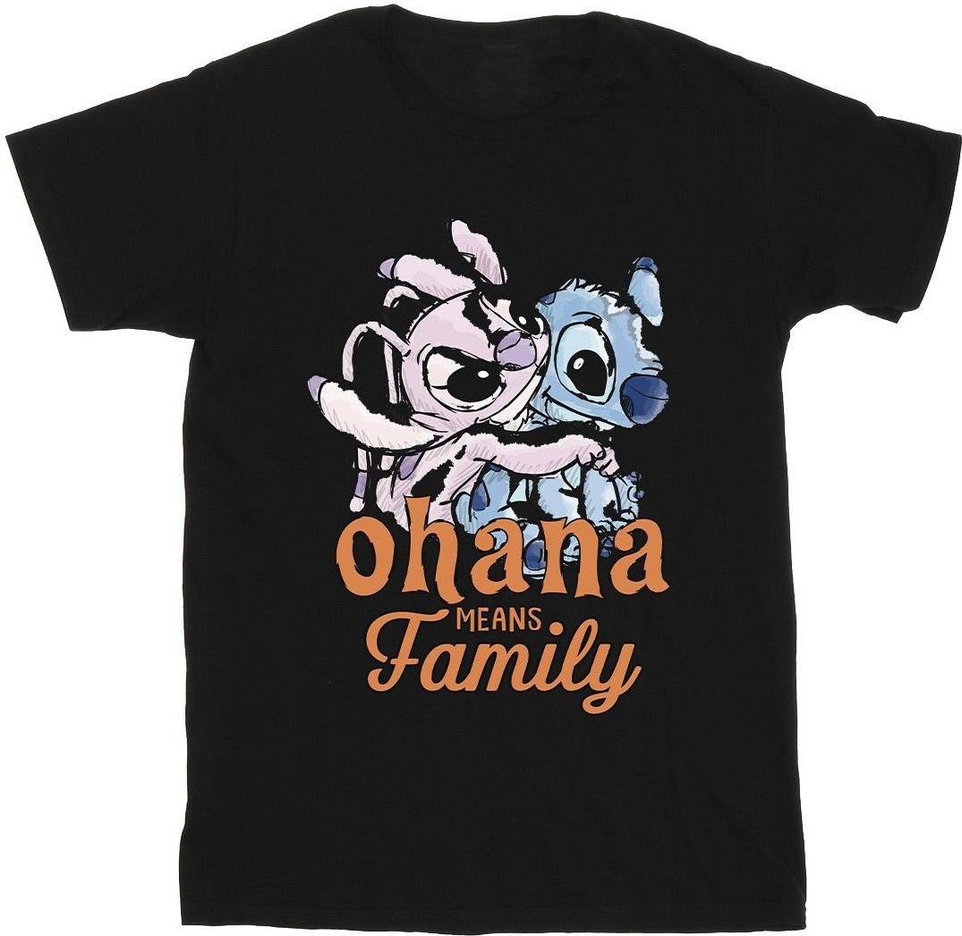 disney t-shirt ohana black