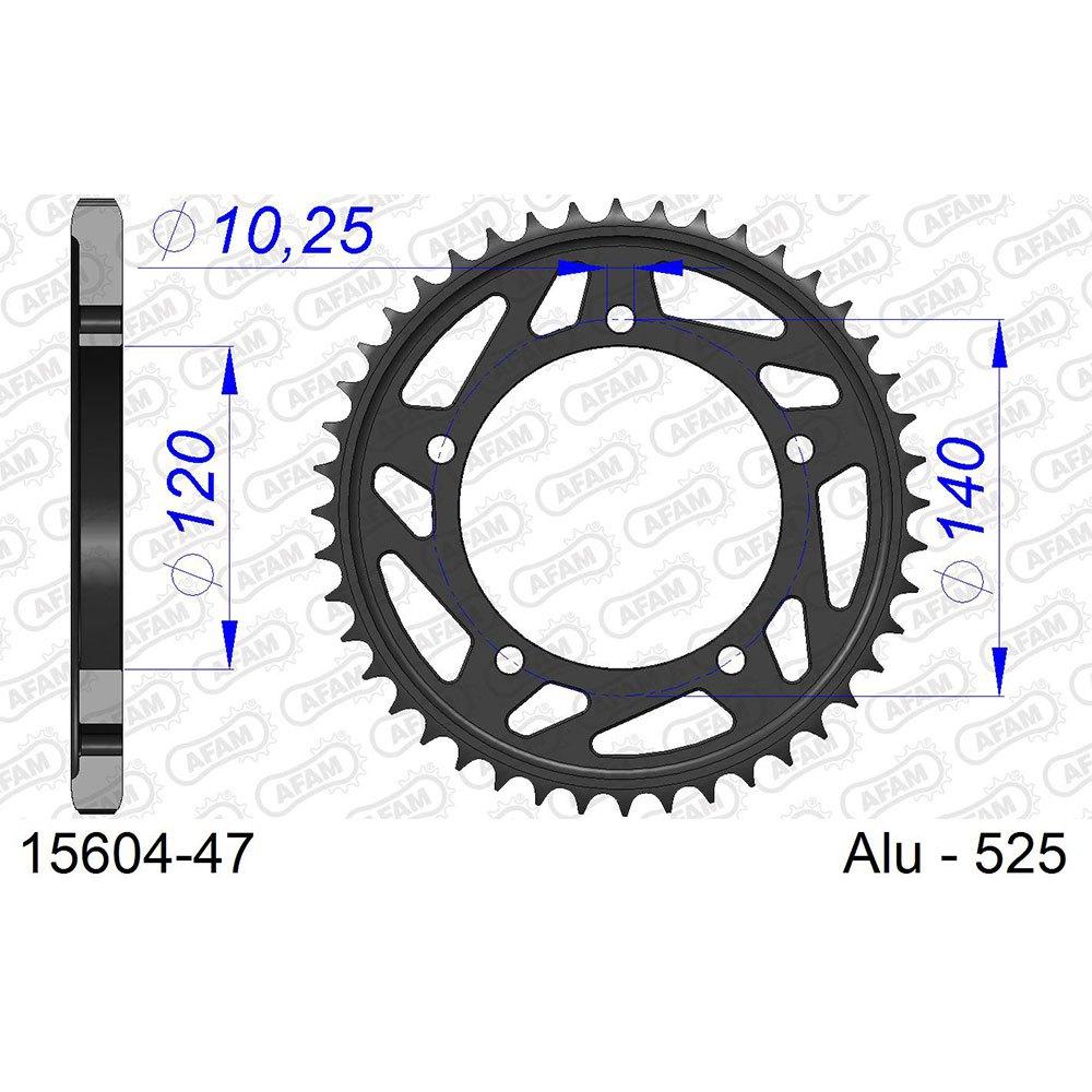 afam rear sprocket 15604 42t