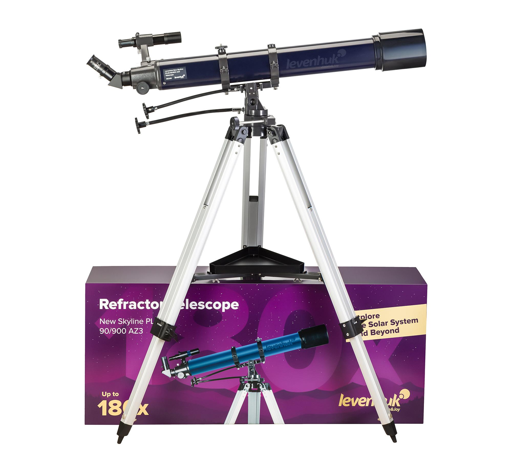 levenhuk telescope new skyline plus 90/900 az3