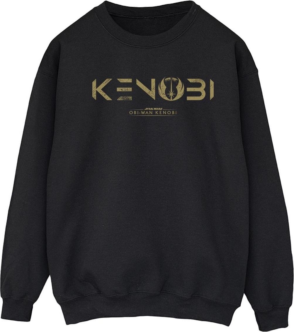 star wars sweatshirt obi-wan kenobi logo black xl