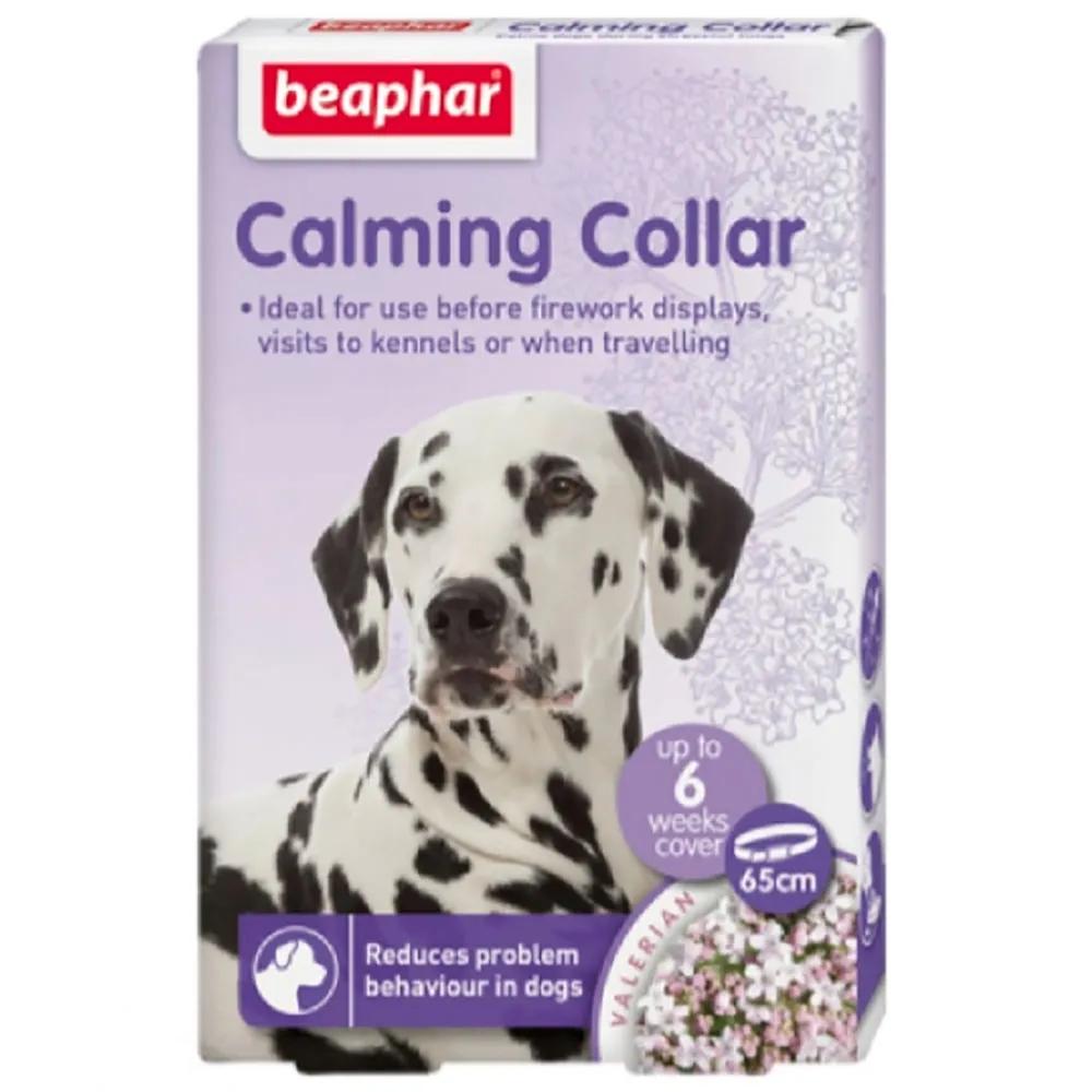 beaphar calming dog collar violet 65 cm