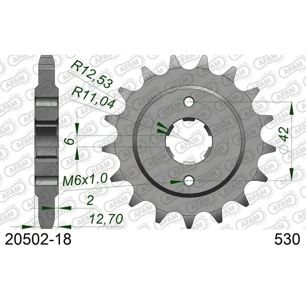 afam front sprocket 20502 18t